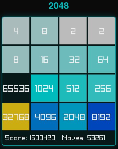 Simplified 2048 Agent